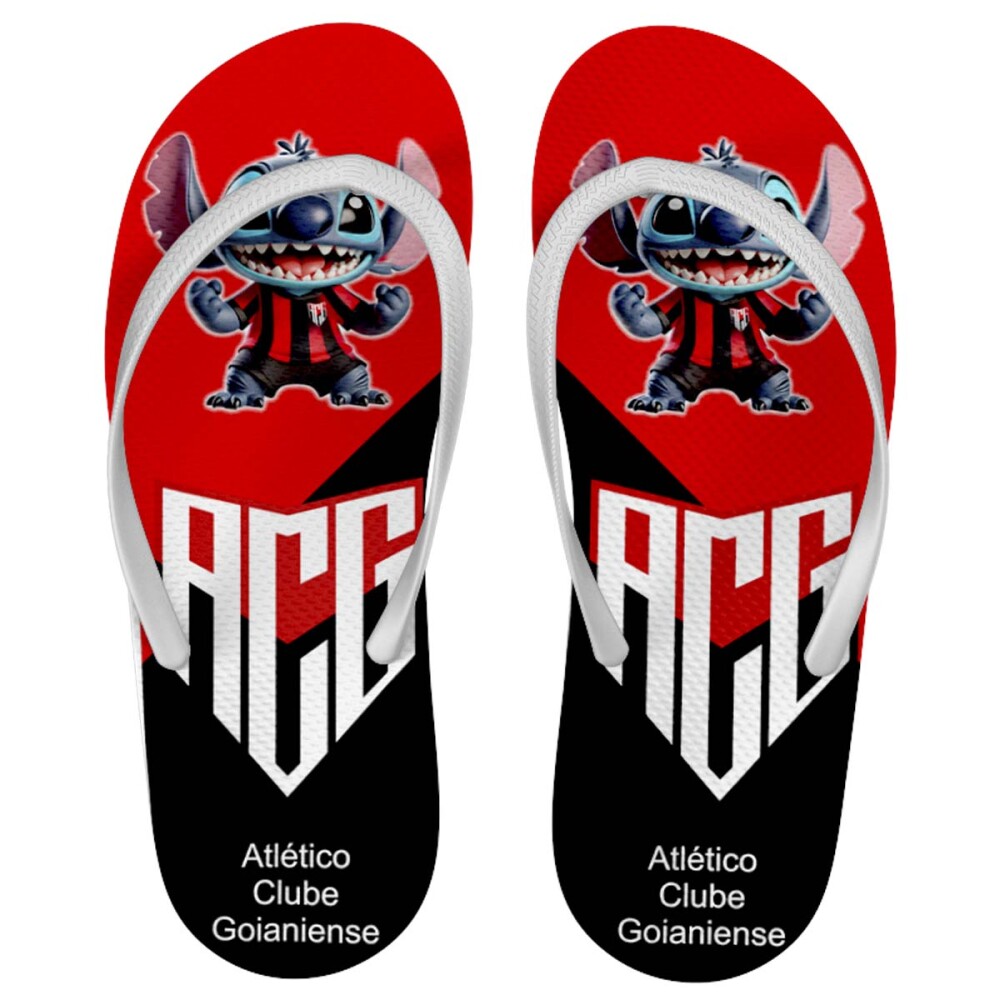Artes Stitch Torcedor Times Futebol Sublimação Chinelos Mockups