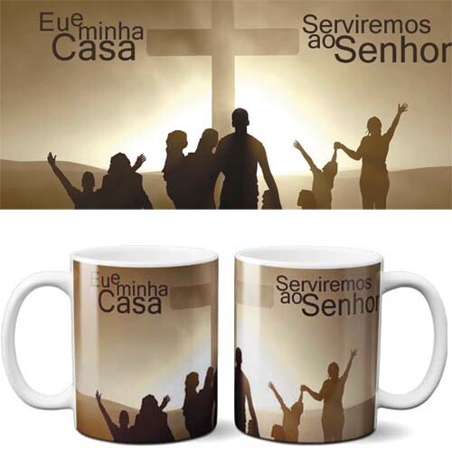 Pacote Artes Sublimação Canecas Evangélicas Gospel Mockups