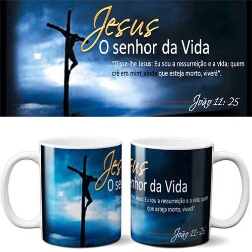 Pacote Artes Sublimação Canecas Evangélicas Gospel Mockups