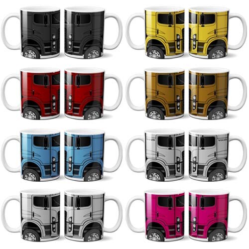 Artes Canecas Caminhão Jpg Sublimação Mockups