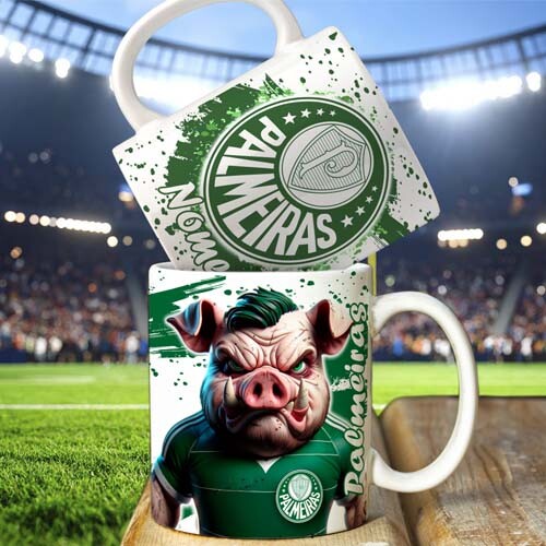 Artes Canecas Times Mascotes Clubes Futebol Sublimação Mockups