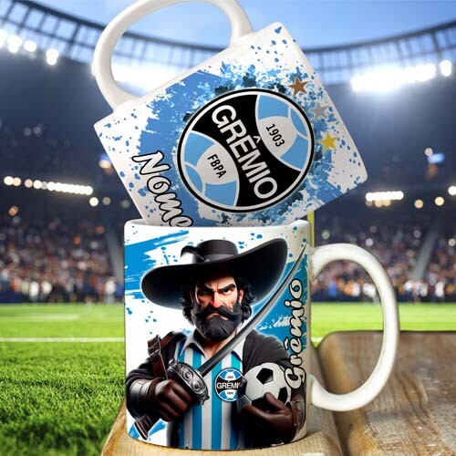 Artes Canecas Times Mascotes Clubes Futebol Sublimação Mockups