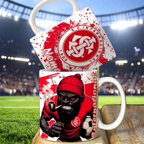Artes Canecas Times Mascotes Clubes Futebol Sublimação Mockups