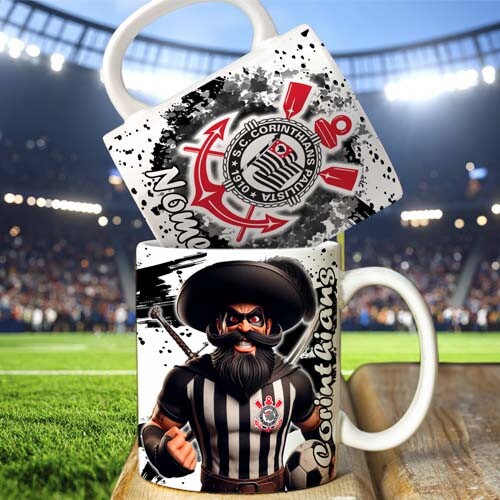 Pack Artes Canecas Times Mascotes Futebol Sublimação Vol.2