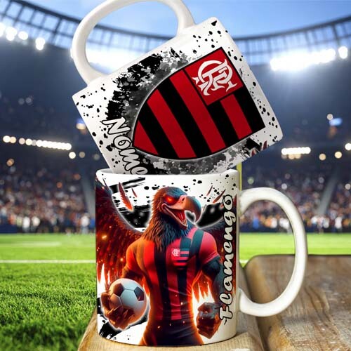 Pack Artes Canecas Times Mascotes Futebol Sublimação Vol.2