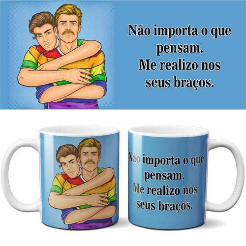 Artes Prontas Canecas Lgbt Sublimação Orgulho Gay