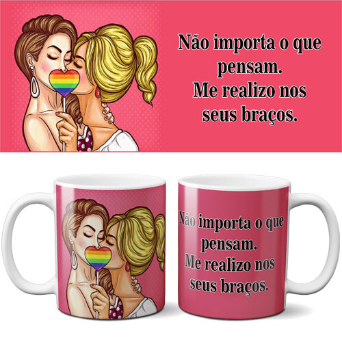 Artes Prontas Canecas Lgbt Sublimação Orgulho Gay