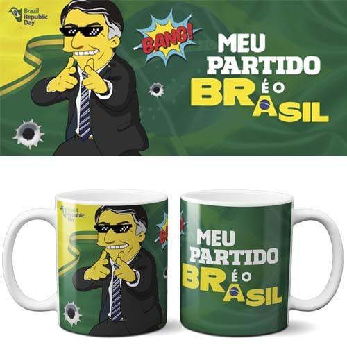 Estampas Canecas Bolsonaro Artes Jari Mockups Sublimação