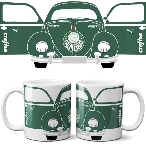 Pacote Artes Canecas Fusca Sublimação Editáveis Mockups