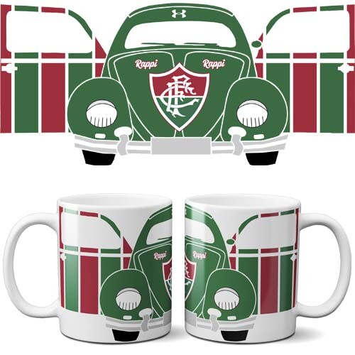Pacote Artes Canecas Fusca Sublimação Editáveis Mockups