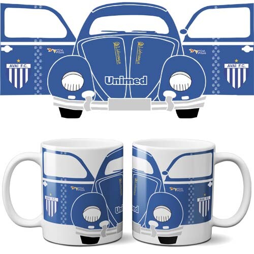 Estampas Canecas Fusca Artes Editáveis Mockups Sublimação