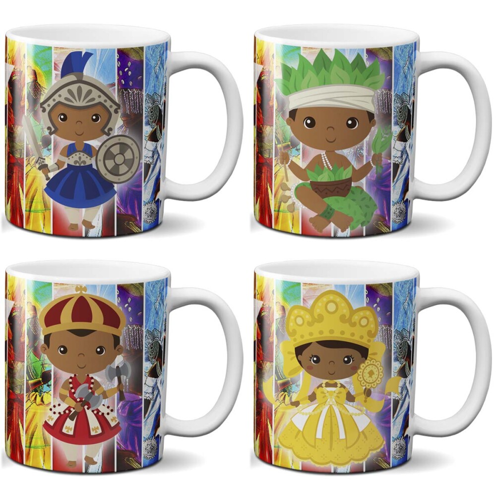Estampas Canecas Sublimação Orixás Kit 2 Png Mockups