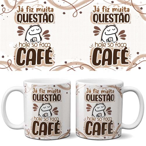 Pacote Artes Estampas Café Sublimação Canecas Flork Mockups