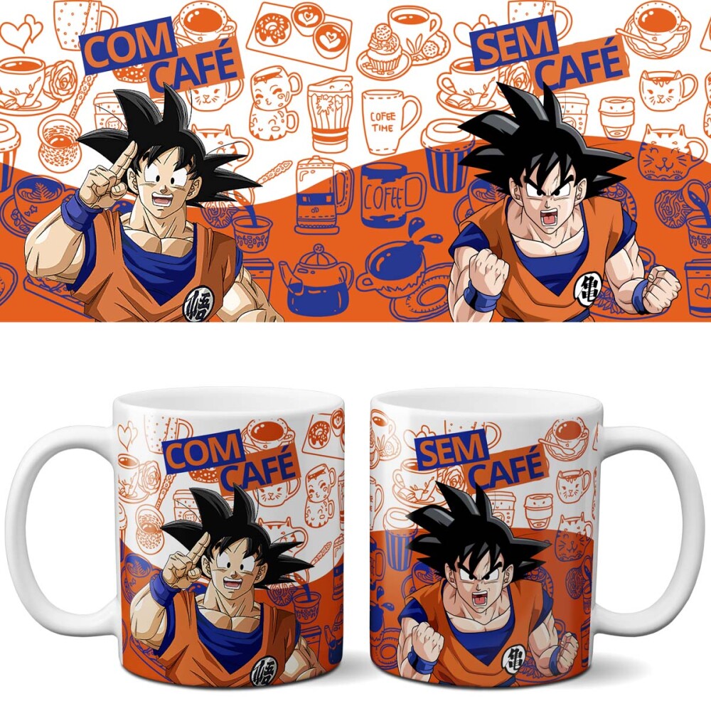 Pacote 10 Artes Sublimação Canecas com Café sem Café