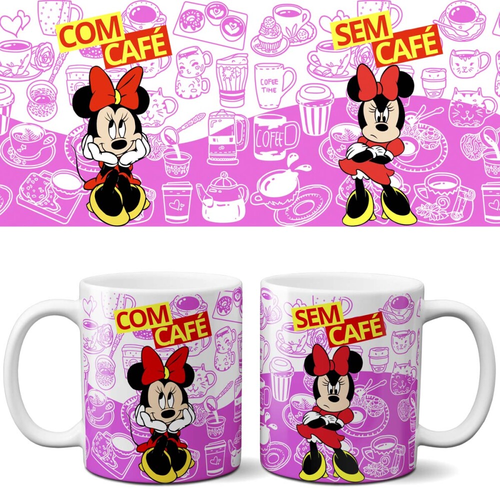 Estampas Sublimação Canecas com Café sem Café Mockups