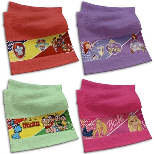 Estampas Toalhinhas Toalhas Infantil Crianças Sublimação