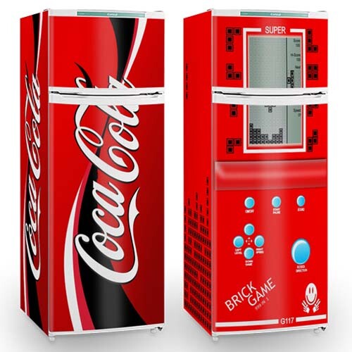 Artes Plotagem Freezer Envelopamento Geladeira Estampas