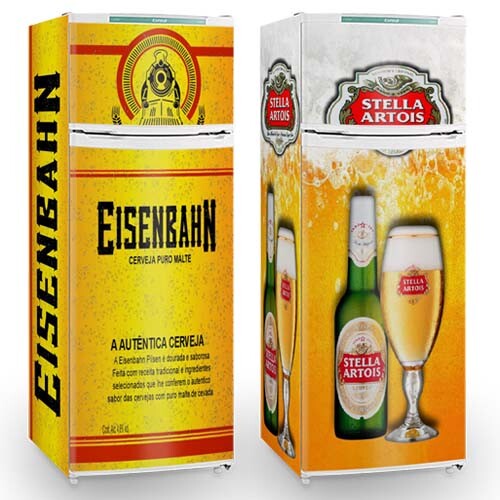 Pacote 100 Artes Envelopamento Geladeira Freezer Estampas