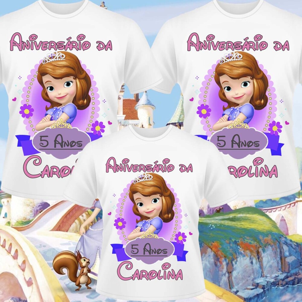 Estampas Camisetas Coleção Aniversário Sublimação Mockups