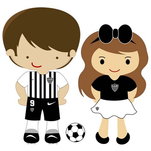 Artes Vetores Bonequinhos Times Tal Pai Futebol Editáveis
