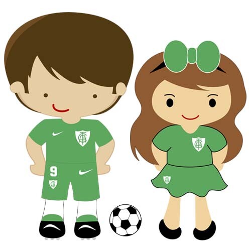 Pacote Artes Vetores Bonequinhos Tal Pai Times Futebol