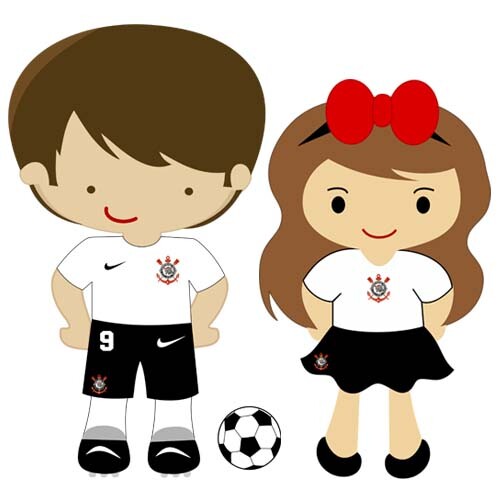 Pacote Artes Vetores Bonequinhos Tal Pai Times Futebol