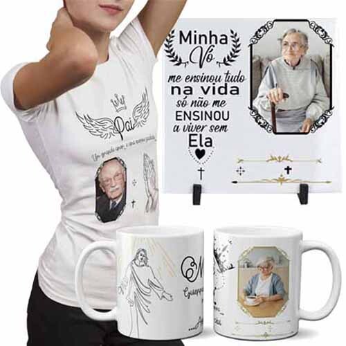 Pacote Artes Finados Camisetas Canecas Azulejos Editáveis