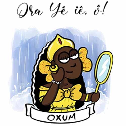 Pacote 14 Desenhos Orixás Bonequinhos Artes Sublimação