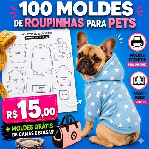 Modelagem Pet Cães Gatos Roupinhas Arquivos Pdf