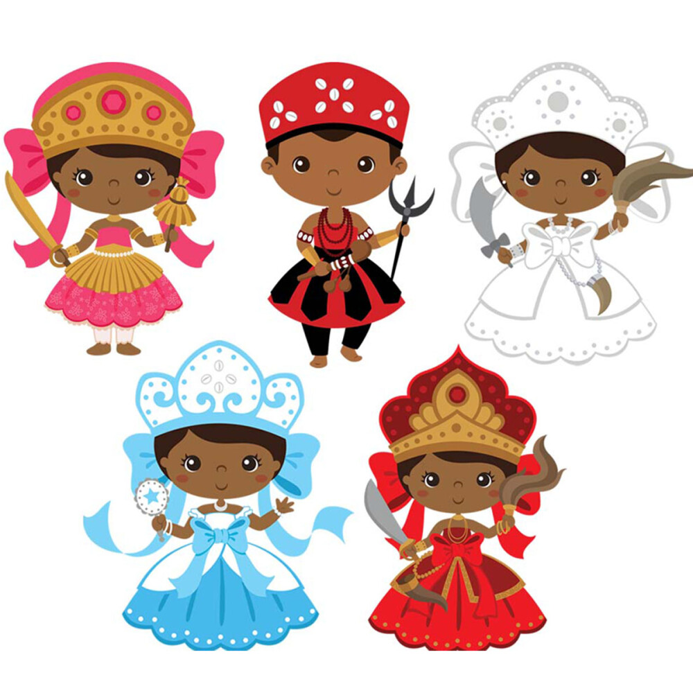 Pacote Artes Vetores Orixás Baby Cute Estampas Editáveis