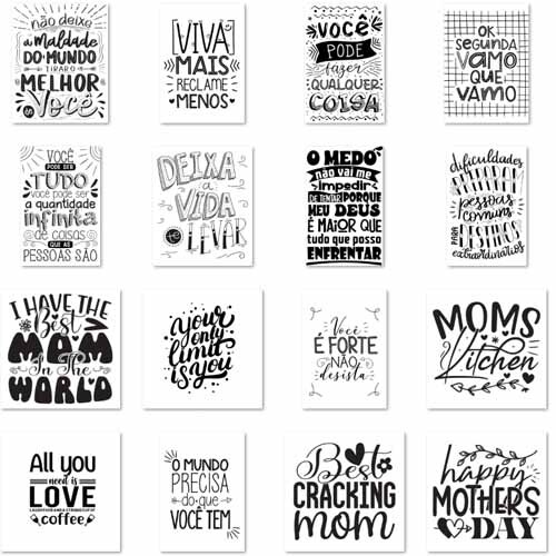 Artes Kit Digital 1600 Frases Criativas Estampas Sublimação