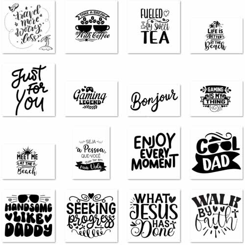 Artes Kit Digital 1600 Frases Criativas Estampas Sublimação