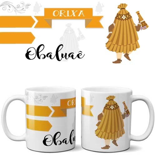 Pack 25 Artes Orixás Png Estampas Sublimação Canecas