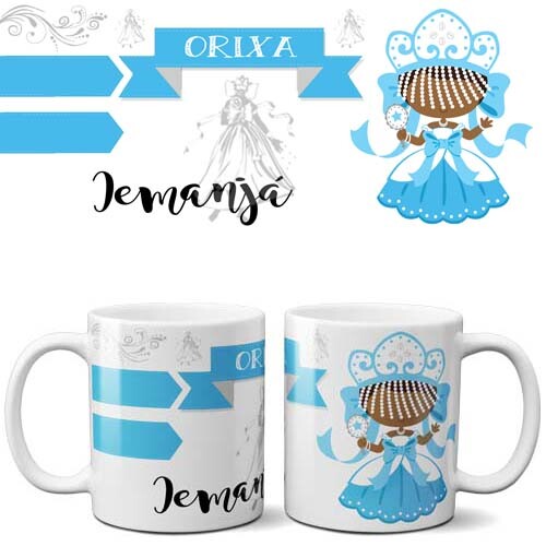 Pack 25 Artes Orixás Png Estampas Sublimação Canecas