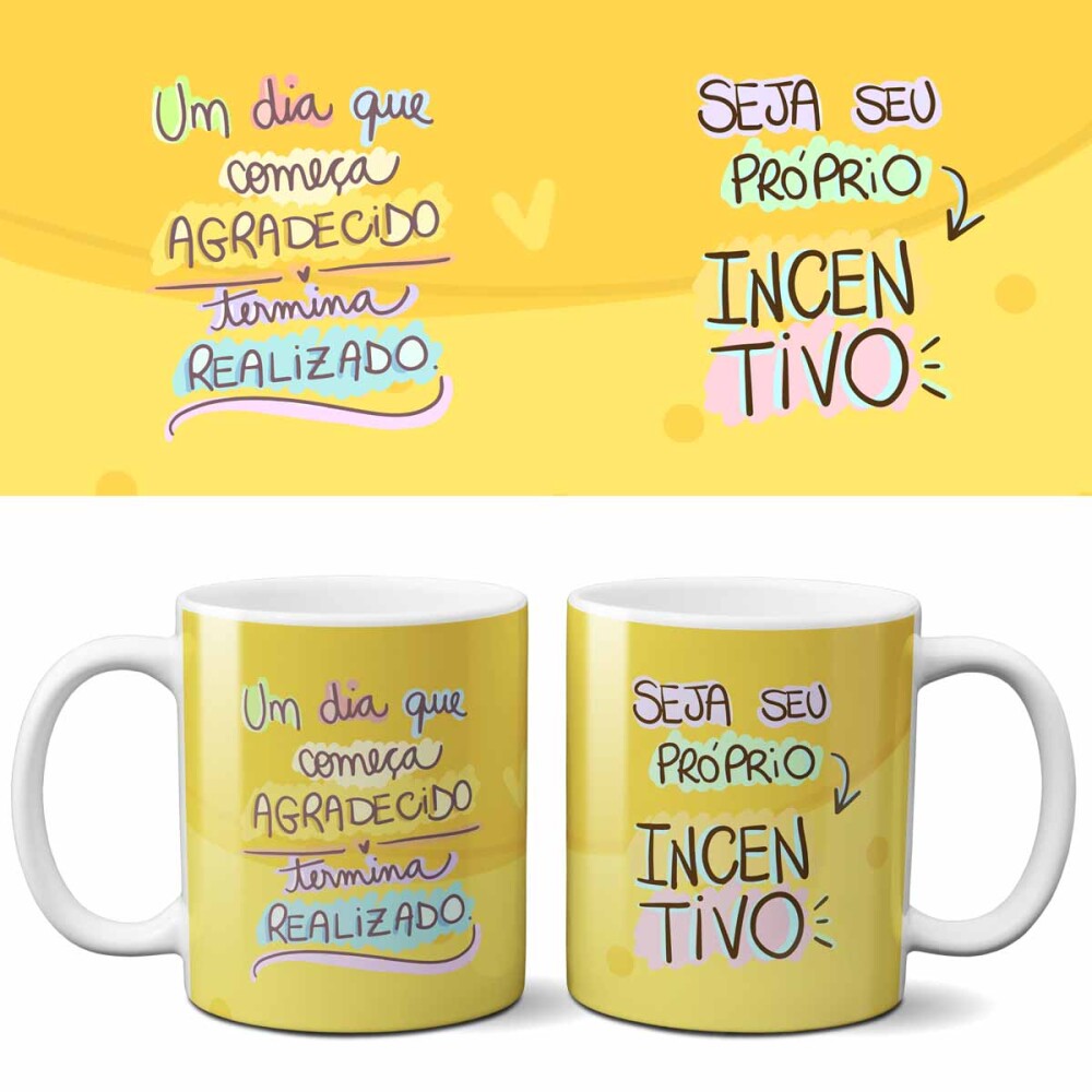 Pack 25 Artes Motivacionais Png Canecas Frases Motivacional
