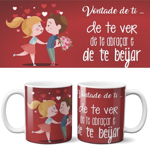 Artes Canecas Amor Amizade Sublimação Editáveis Mockups
