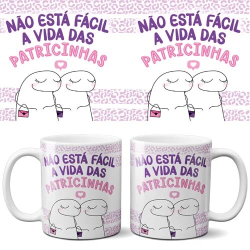 Pacote 18 Artes Canecas Amizades Flork Editáveis Corel Png