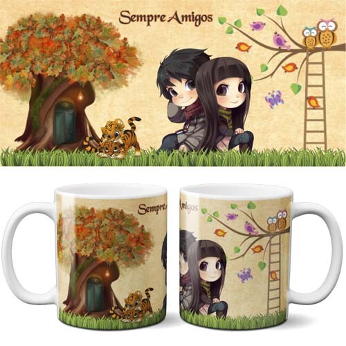 Pack 40 Artes Amizades Amigos Amigas Sublimação Canecas