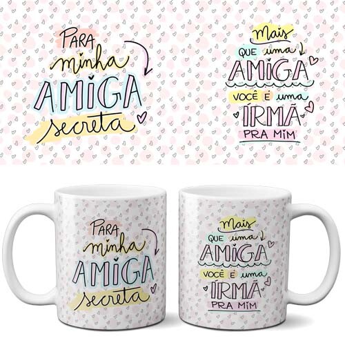 Artes Canecas Frases Amizade Amigo Sublimação Png Mockups