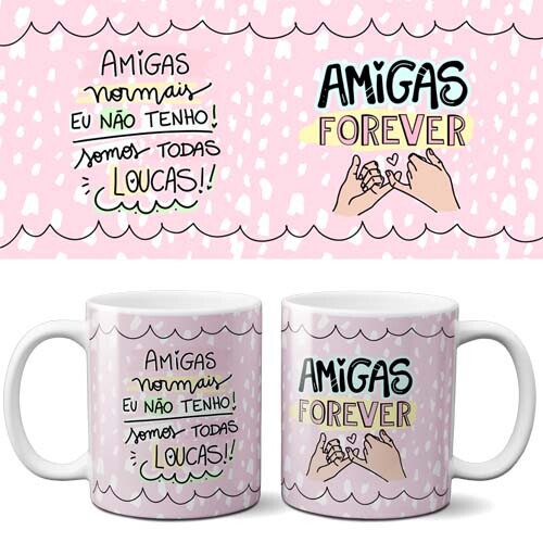 Artes Canecas Frases Amizade Amigo Sublimação Png Mockups