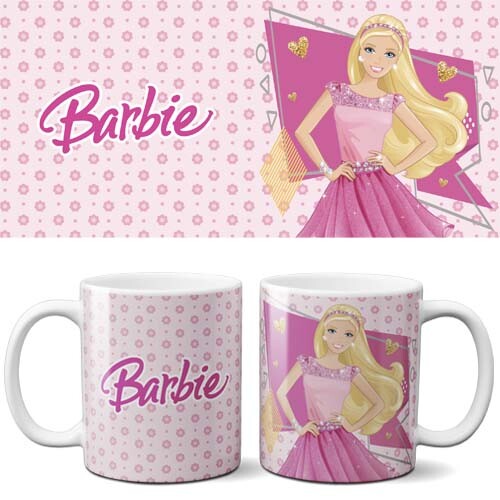 Estampas Barbie Estampas Editáveis Sublimação Canecas Mockup