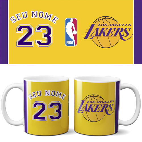 Artes Nba Basquete Sublimação Canecas Editáveis Corel
