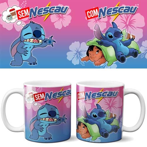 Artes Sublimação Canecas com Café sem Café Mockups Editáveis