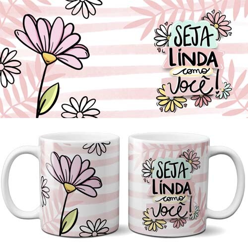 Artes Canecas Dia da Mulher Frases Coloridas Mulheres Png