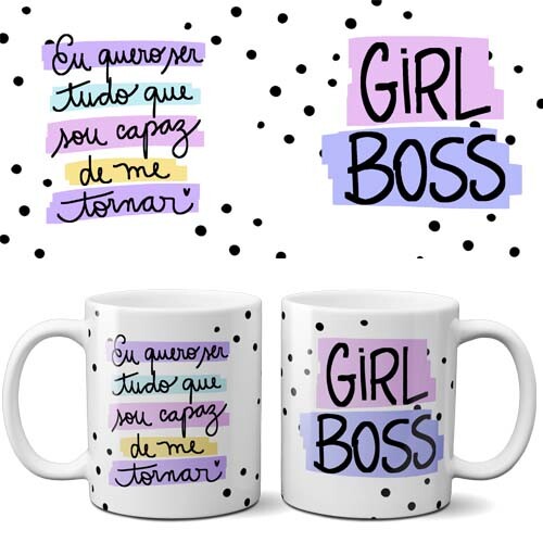 Kit Digital Artes Canecas Dia das Mulheres Mulher Png Mockup