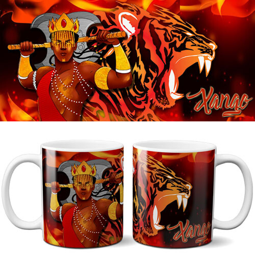 Artes Sublimação Canecas Orixás Editáveis Mockups
