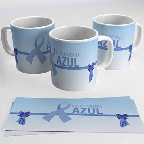Pacote 40 Artes Canecas Sublimação Novembro Azul Sublimação