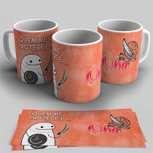 Pacote Artes Florks Umbanda Orixás Sublimação Canecas Flork