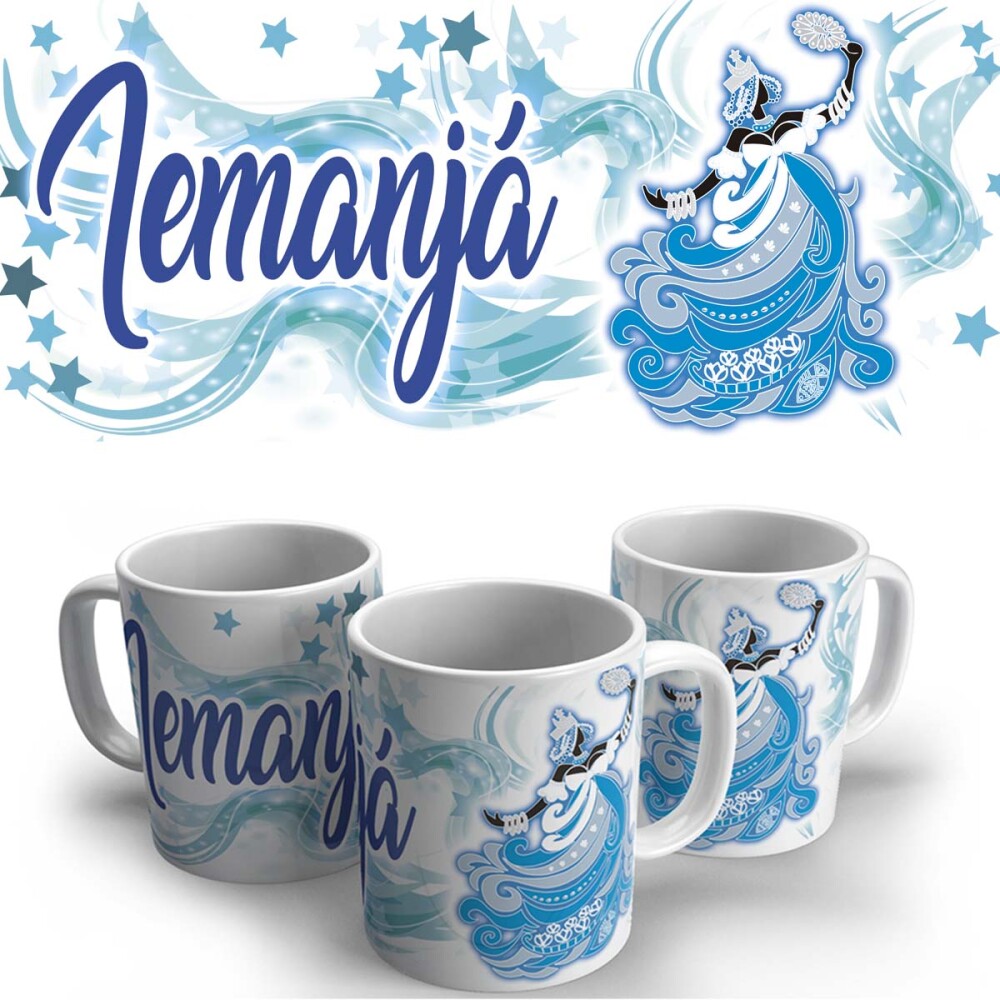 Pacote Artes Canecas Orixás Estampas Editáveis Sublimação