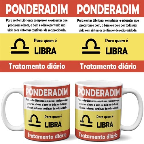 Estampas Canecas Signos Divertidos Sublimação Editáveis